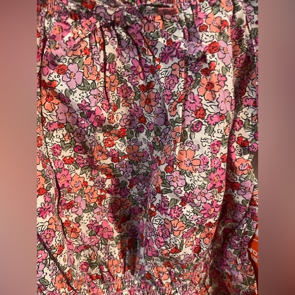 Floral Pink Kids Top with hair bow! NWT! - Picture 4 of 7